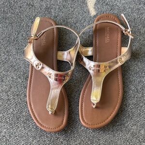 Michael Kors Metallic Sandals
